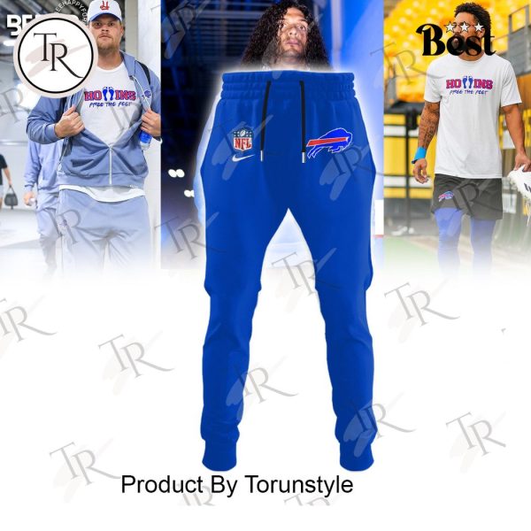 Buffalo Bills Hollings Free The Feet Hoodie, Longpants, Cap – Blue