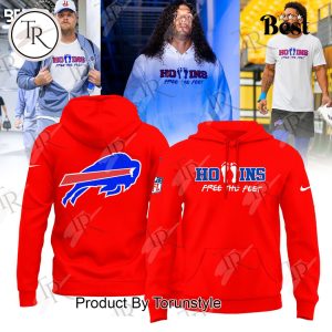 Buffalo Bills Hollings Free The Feet Hoodie, Longpants, Cap – Red