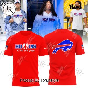 Buffalo Bills Hollings Free The Feet Hoodie, Longpants, Cap – Red