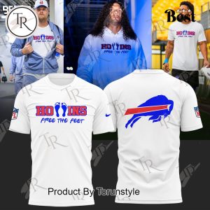 Buffalo Bills Hollings Free The Feet Hoodie, Longpants, Cap – White