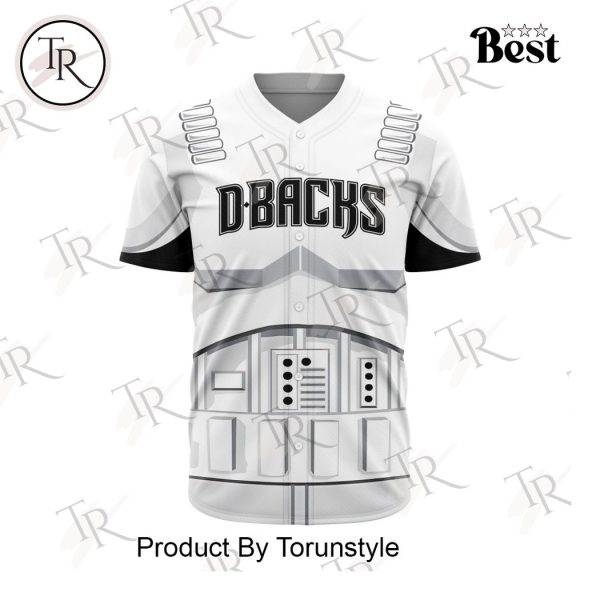 MLB Arizona Diamondbacks Special Star Wars Stormtroopers Design Baseball Jersey