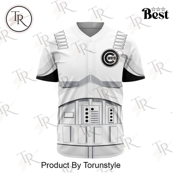 MLB Chicago Cubs Special Star Wars Stormtroopers Design Baseball Jersey