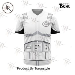 MLB Cincinnati Reds Special Star Wars Stormtroopers Design Baseball Jersey