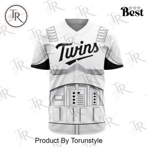 MLB Minnesota Twins Special Star Wars Stormtroopers Design Baseball Jersey