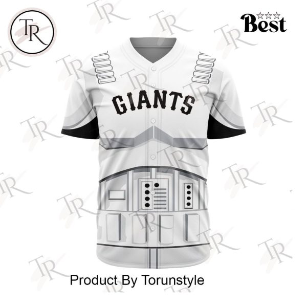 MLB San Francisco Giants Special Star Wars Stormtroopers Design Baseball Jersey