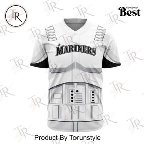 MLB Seattle Mariners Special Star Wars Stormtroopers Design Baseball Jersey