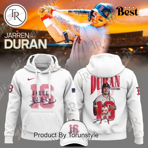 Jarren Duran Signature Hoodie, Cap