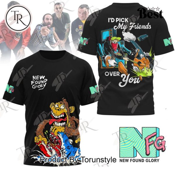 New Found Glory I’d Pick My Friends Over You T-Shirt