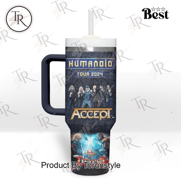 Accept Humanoid Tour 2024 Custom 40oz Tumbler