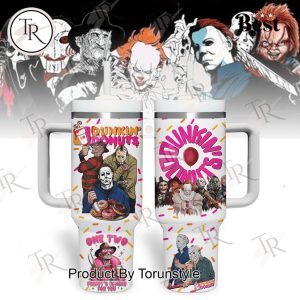 A Nightmare On Elm Street 40th Anniversary 1984-2024 Never Sleep Again 40oz Tumbler