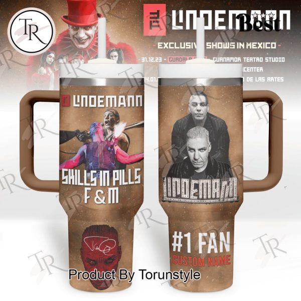 Lindemann Skills in Pills Custom 40oz Tumbler