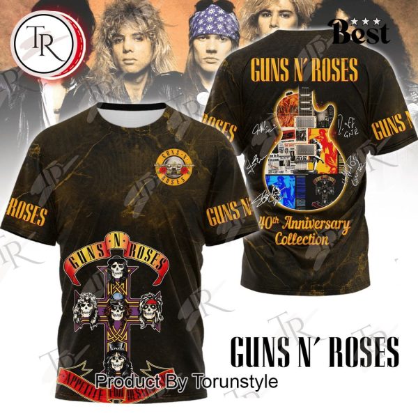 Guns N’ Roses Appetite For Destruction 40th Anniversary Collection Hoodie