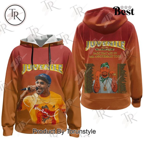 Juvenile And The 400 Degreez Band Back That Azz Up 25th Anniversary Tour Hoodie