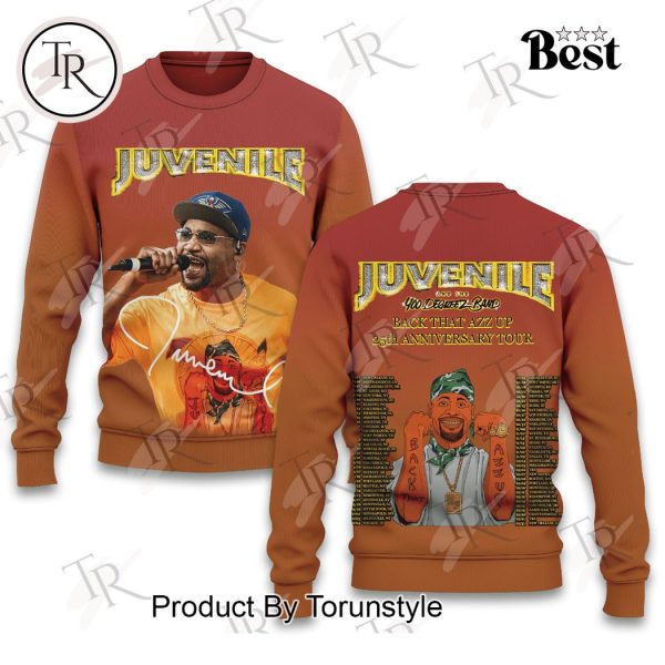 Juvenile And The 400 Degreez Band Back That Azz Up 25th Anniversary Tour Hoodie