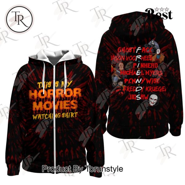 This Is My Horror Movies Watching Shirt 3D Unisex Hoodie