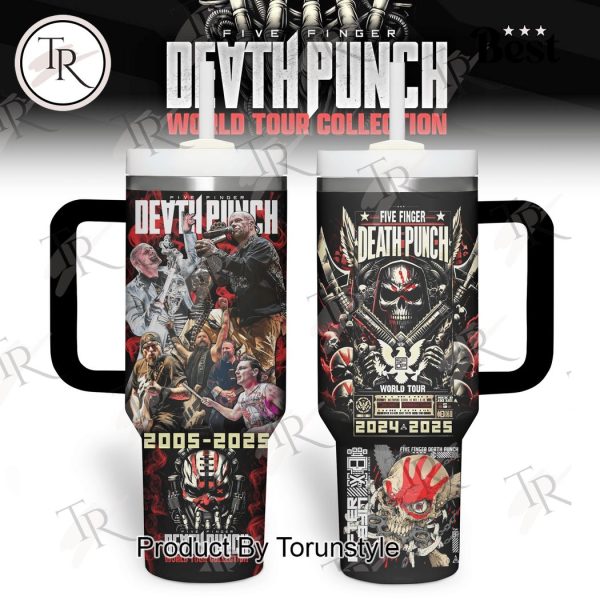 Five Finger Death Punch 2005-2025 World Tour Collection 40oz Tumbler