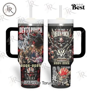 Five Finger Death Punch 2005-2025 World Tour Collection 40oz Tumbler