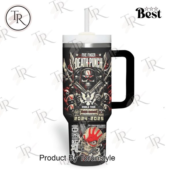 Five Finger Death Punch 2005-2025 World Tour Collection 40oz Tumbler