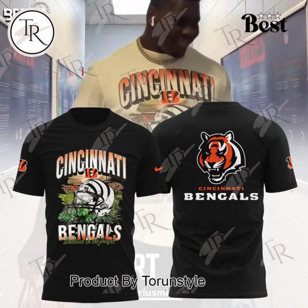 Cincinnati Bengals Welcome To The Jungle Hoodie – Black