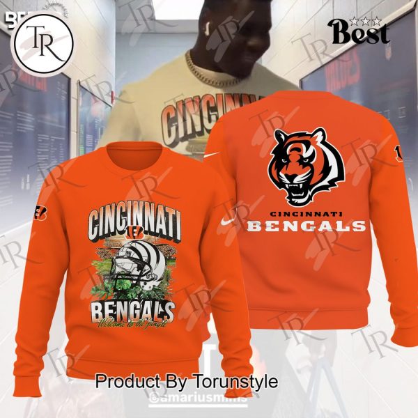 Cincinnati Bengals Welcome To The Jungle Hoodie – Orange