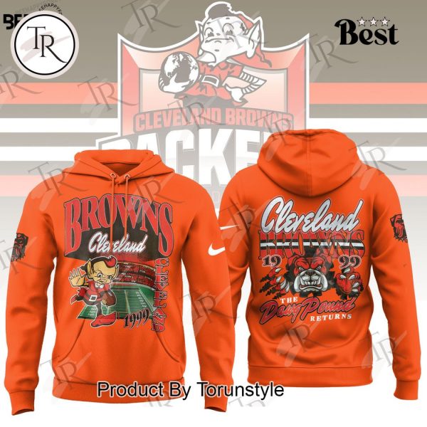 Cleveland Browns Dawg Pound 1999 Hoodie – Orange