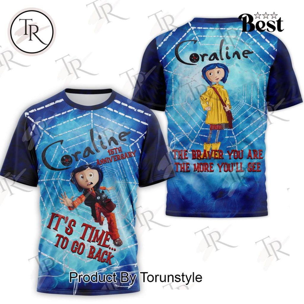 Coraline 15th Anniversary It's Time To Go Back Hoodie - Torunstyle