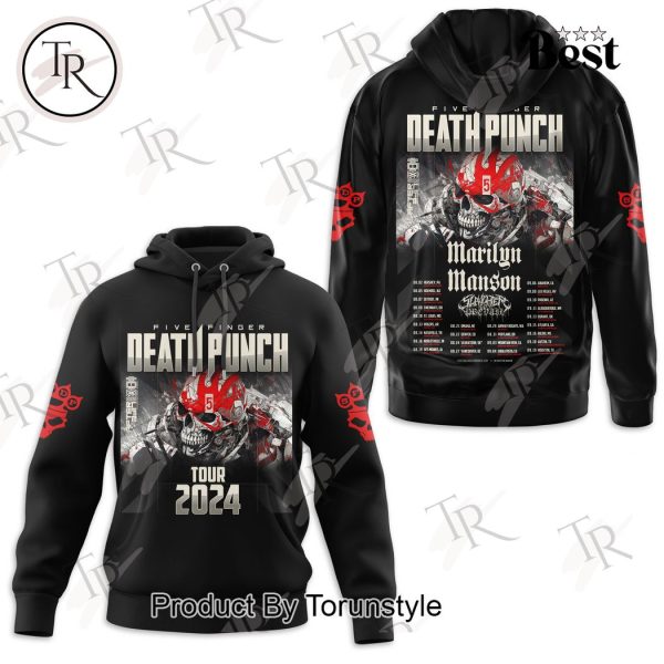 Five Finger Death Punch Tour 2024 3D Unisex Hoodie