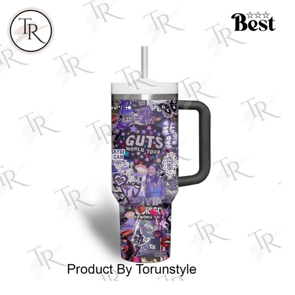 Olivia Rodrigo Guts World Tour 40oz Tumbler