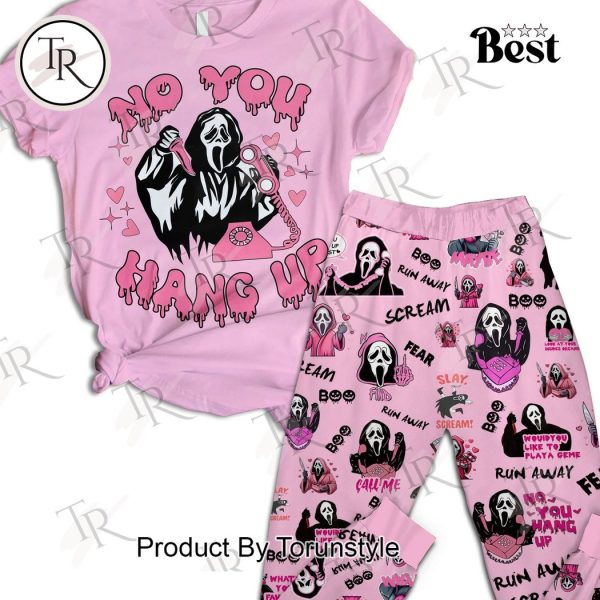 No You Hang Up Scream Pajamas Set