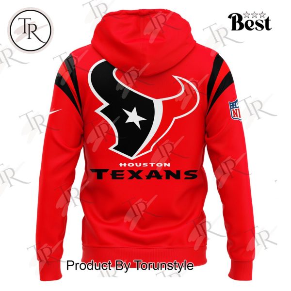 Houston Texans Bold Battle Red Hoodie