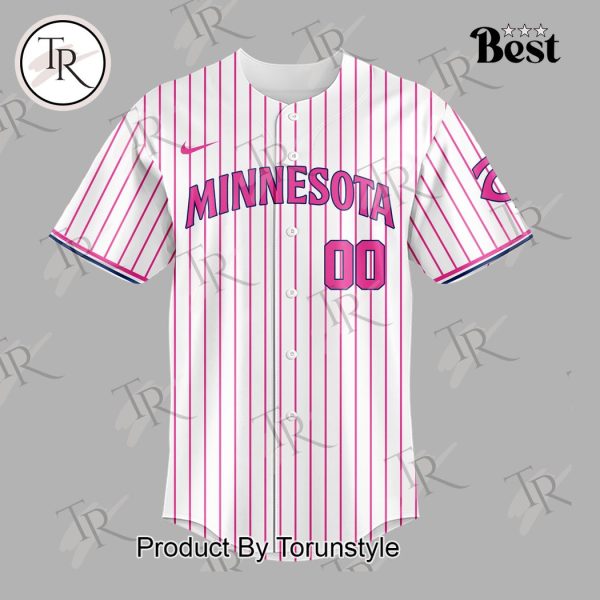 Minnesota Twins x Barbie Game Day on Sept.1 Custom Baseball Jersey