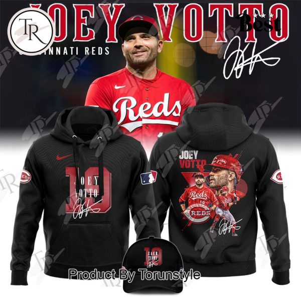 Cincinnati Reds Joey Votto Thanks For The Memories Hoodie, Cap – Black