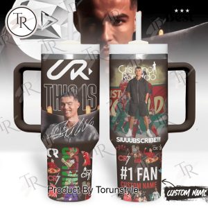 Cristiano Ronaldo Siuuubscribe Custom 40oz Tumbler