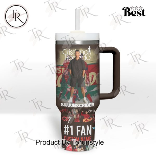 Cristiano Ronaldo Siuuubscribe Custom 40oz Tumbler