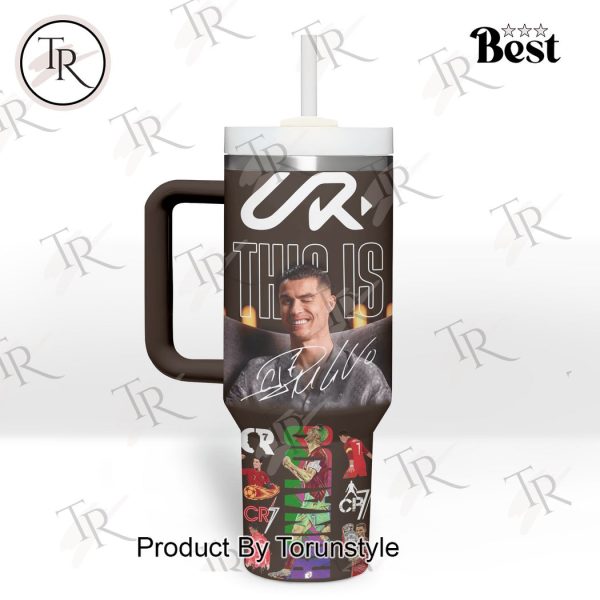 Cristiano Ronaldo Siuuubscribe Custom 40oz Tumbler