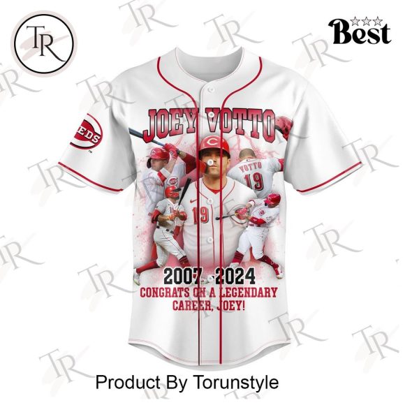 Cincinnati Reds Joey Votto 2007-2024 Baseball Jersey