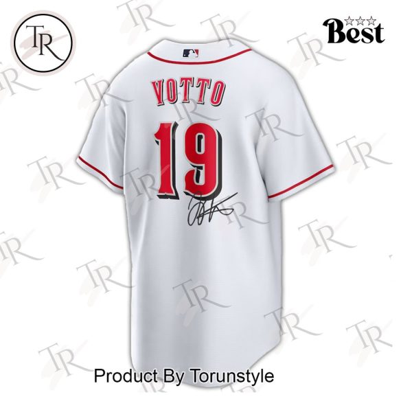 Cincinnati Reds Joey Votto Home Jersey Signature