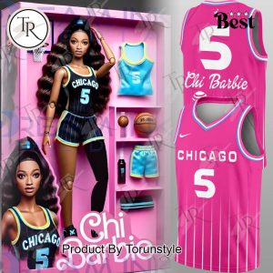 Chicago Sky Chi Barbie Basketball Jersey