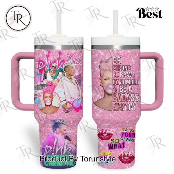 Pink Summer Carnival 40oz Tumbler