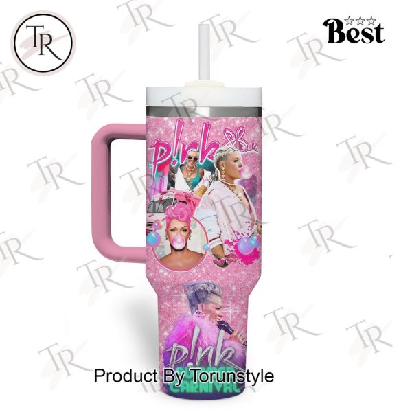 Pink Summer Carnival 40oz Tumbler