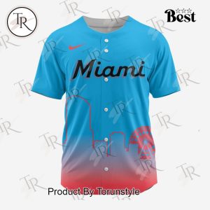 MLB Miami Marlins Special City Edition Concept Baseball Jersey