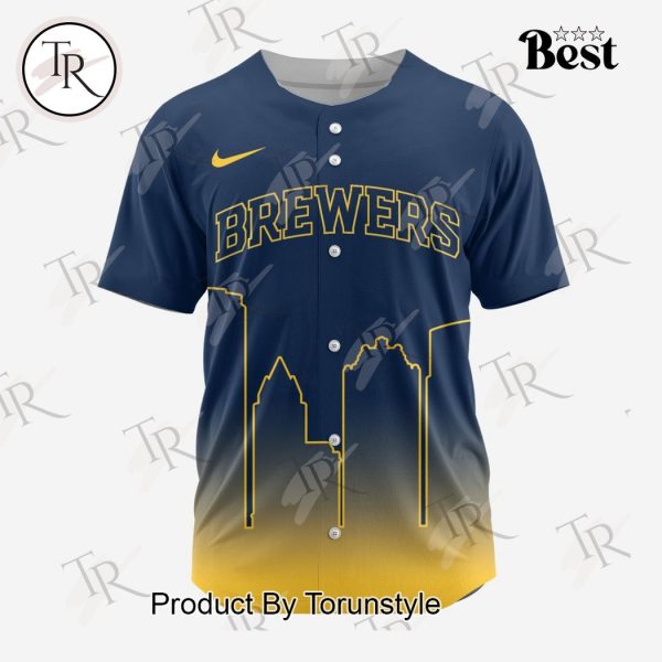 MLB Milwaukee Brewers Special City Edition Concept Baseball Jersey