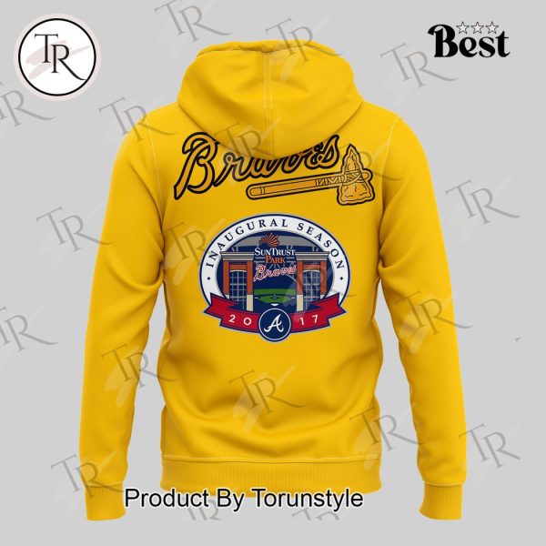 Atlanta Braves Inaugural Season 2017 Hoodie, Cap