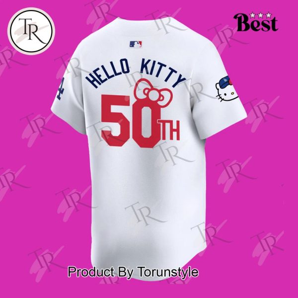 Los Angeles Dodgers Hello Kitty Night Baseball Jersey