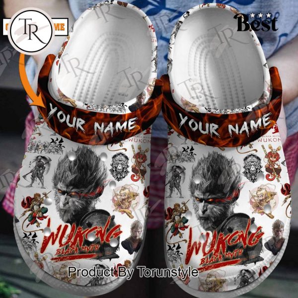 Black Myth Wukong Custom Name Crocs