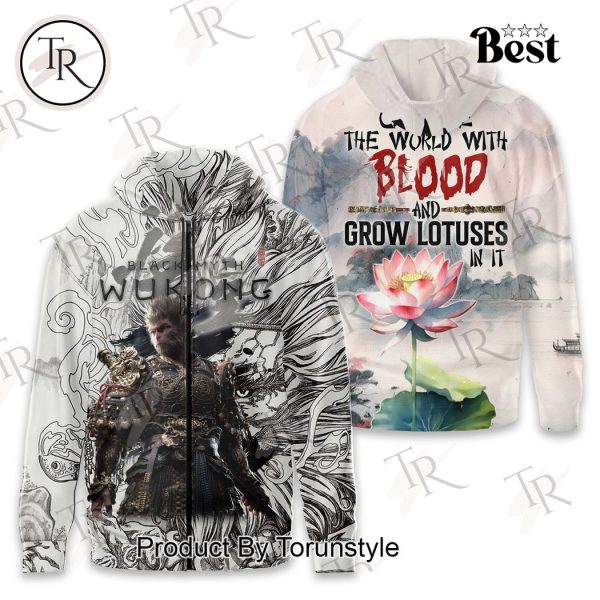 Black Myth Wukong Cleanse The World With Blood And Grow Lotuses In It Hoodie