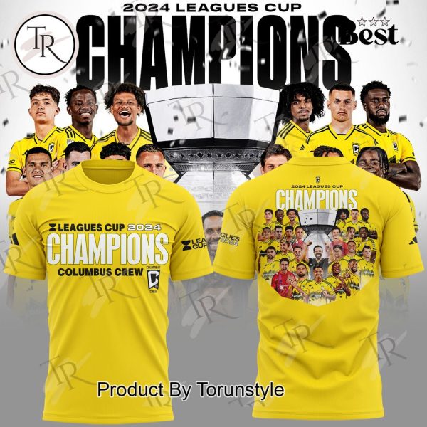 2024 Leagues Cup Champions Columbus Crew Hoodie – Yellow