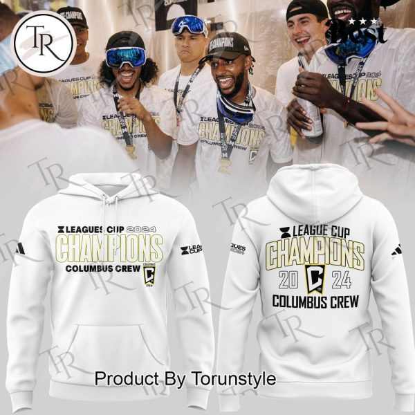 Columbus Crew Leagues Cup 2024 Champions Hoodie – White