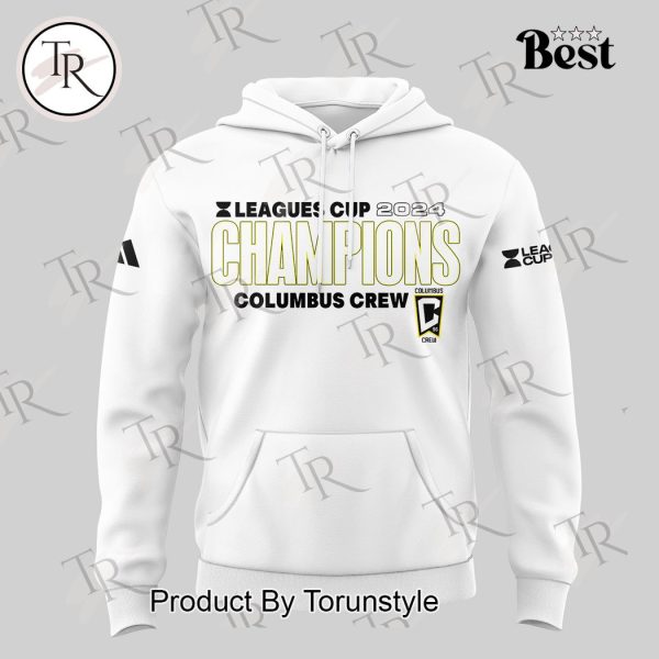 Columbus Crew Leagues Cup 2024 Champions Hoodie – White