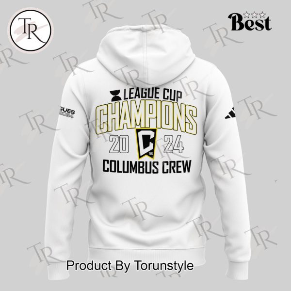 Columbus Crew Leagues Cup 2024 Champions Hoodie – White